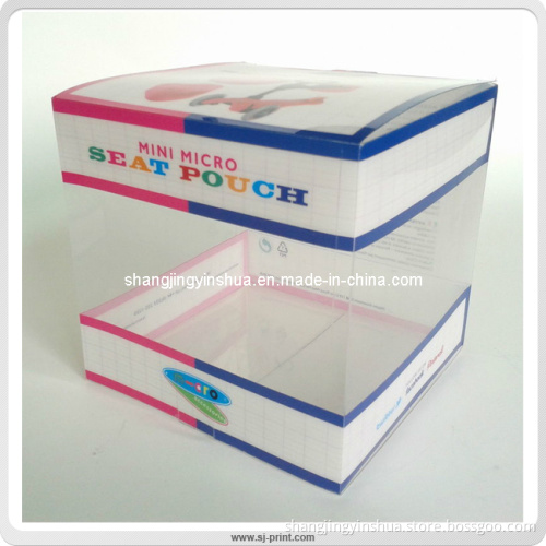 Transparent Square Big PVC Package Printing Logo Box